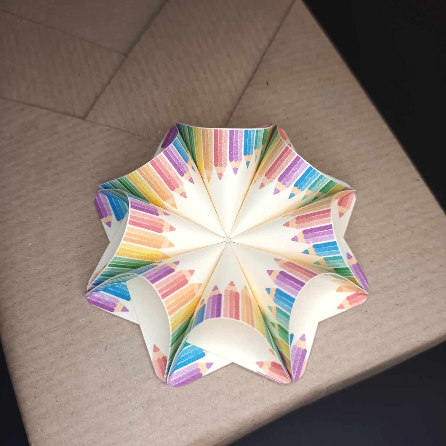 Motivpapier Buntstifte (Motiv 2)