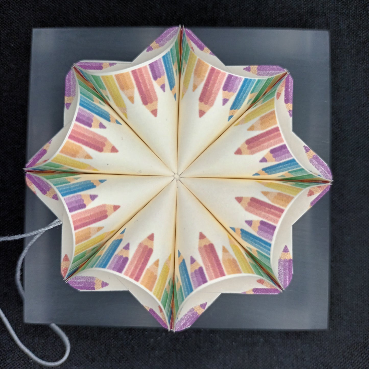 Motivpapier Buntstifte (Motiv 3)