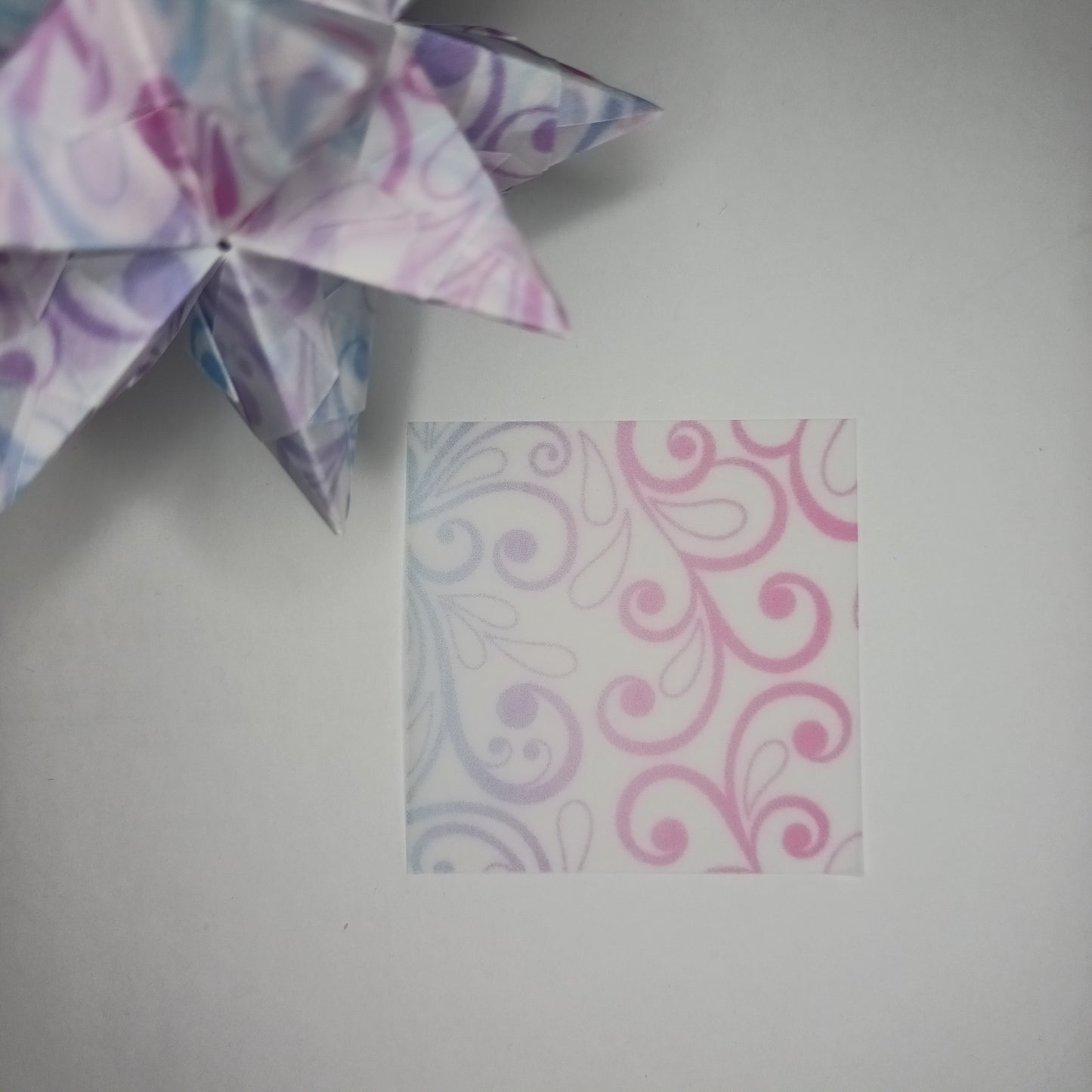 Transparentpapier Ranken mit Verlauf