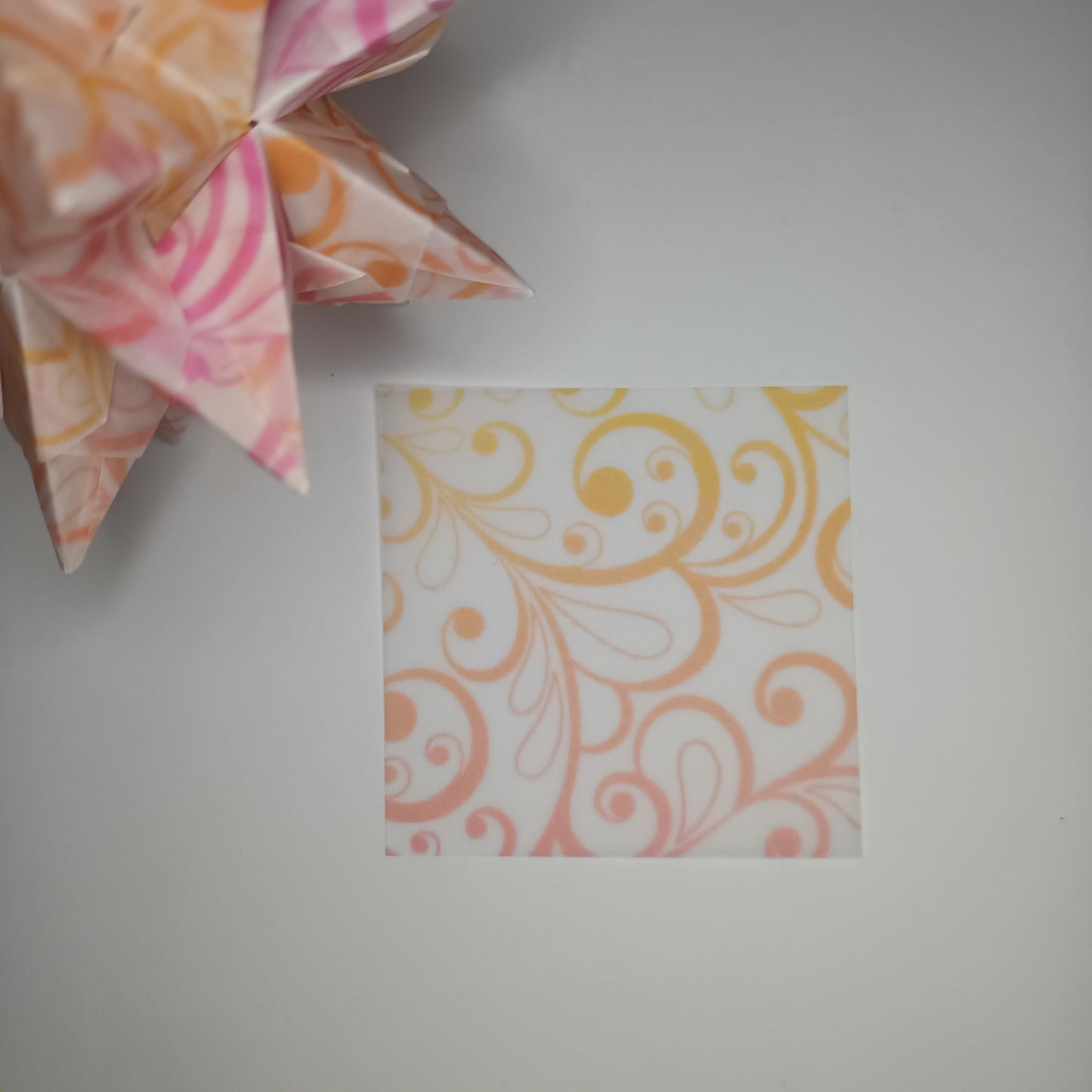 Transparentpapier Ranken mit Verlauf