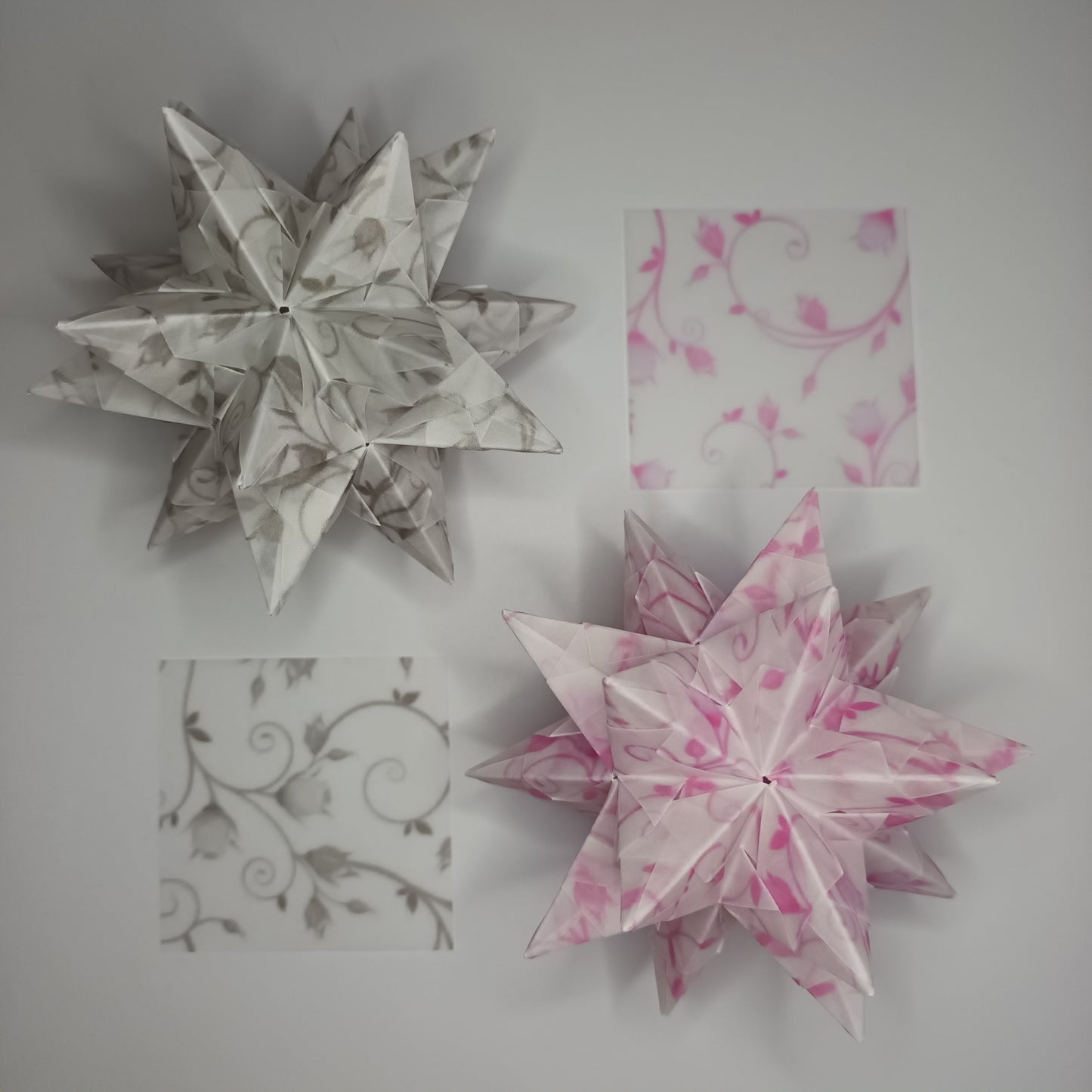 Transparentpapier Rosenranke