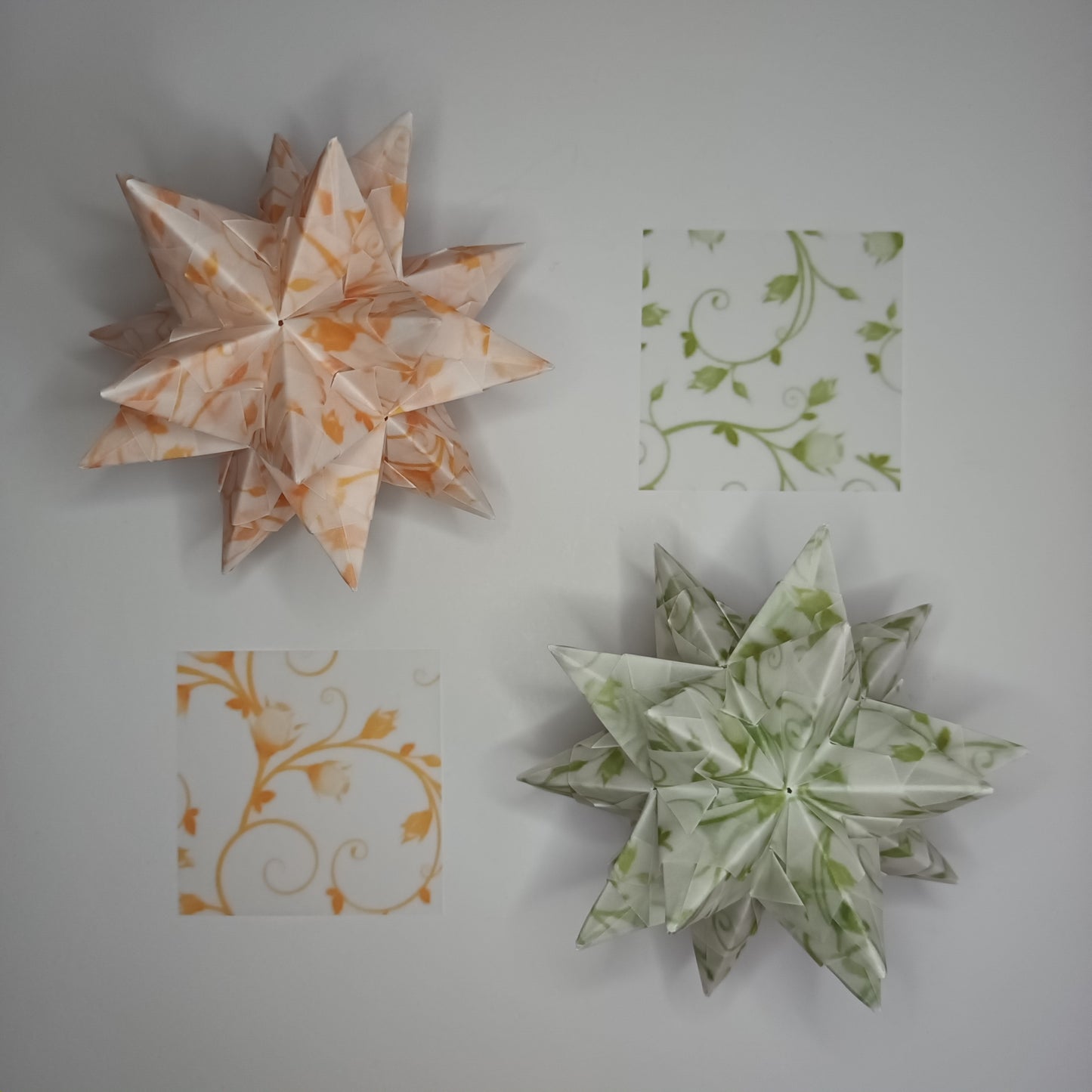 Transparentpapier Rosenranke