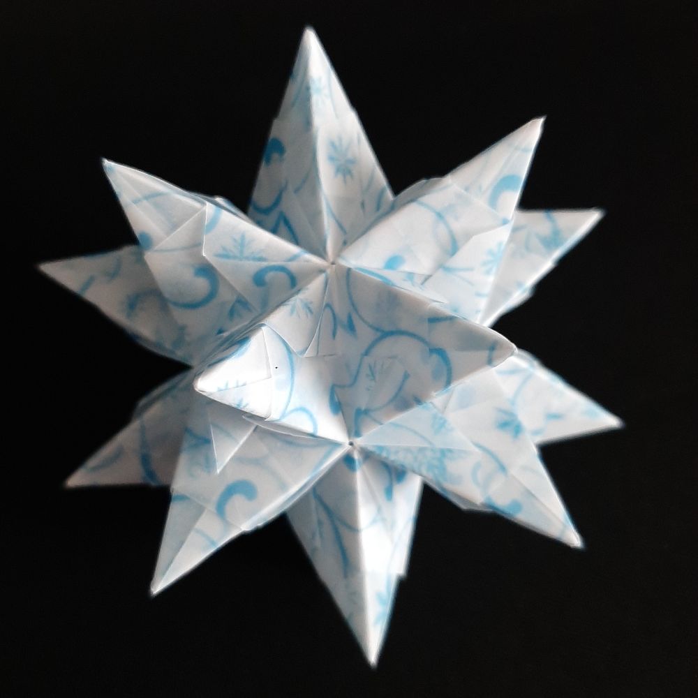 Transparentpapier Schneeflocken & Ranken