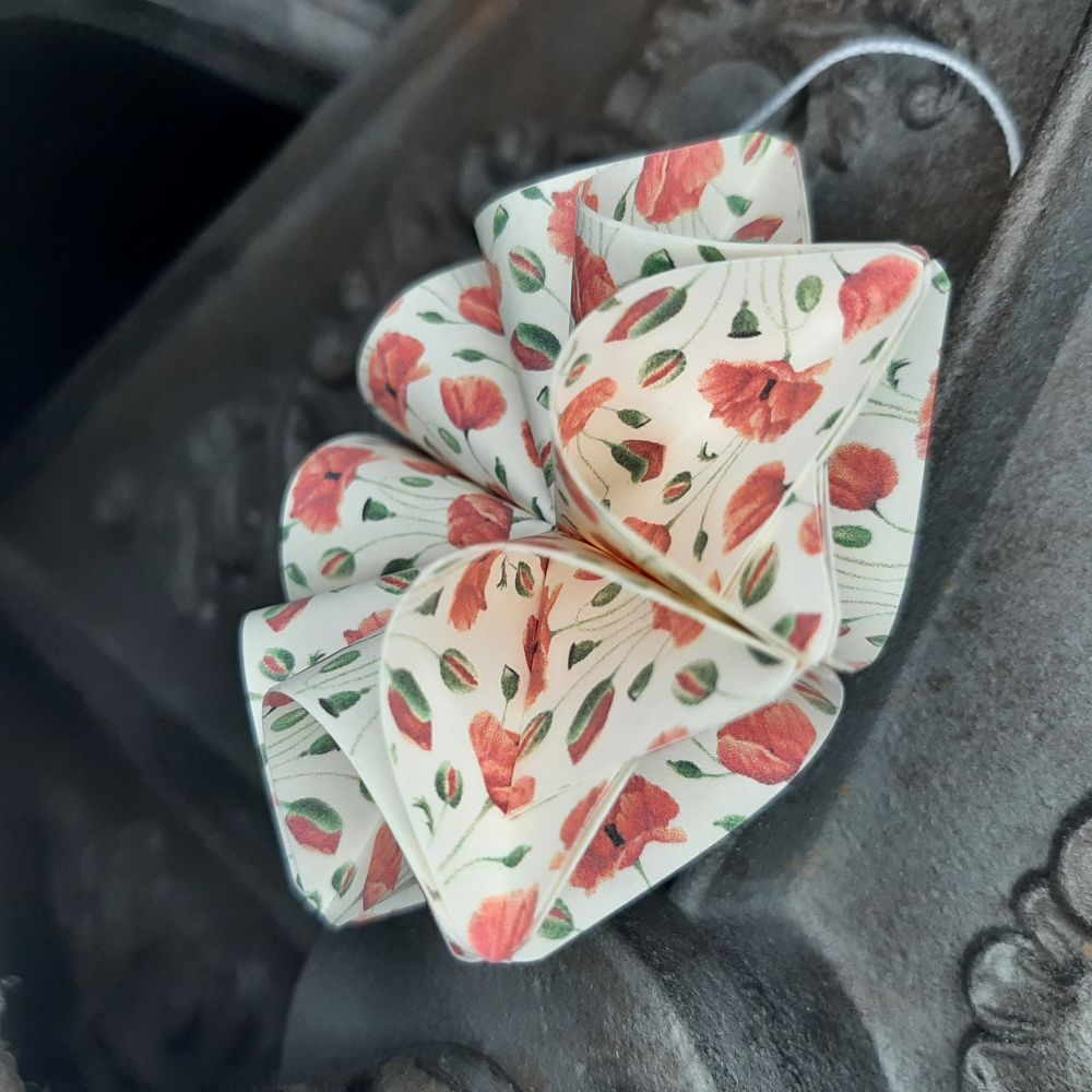 Motivpapier Mohnblume