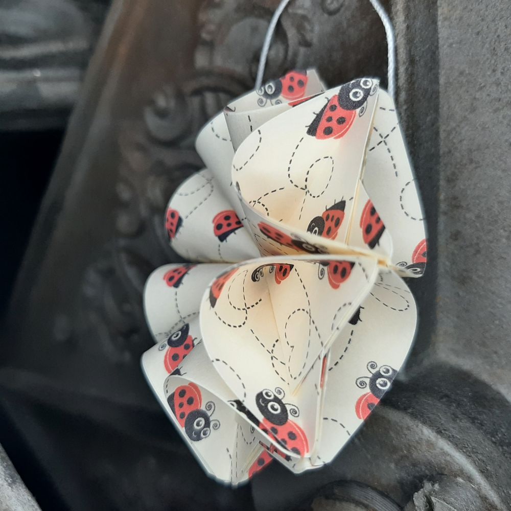 Motivpapier Marienkäfer