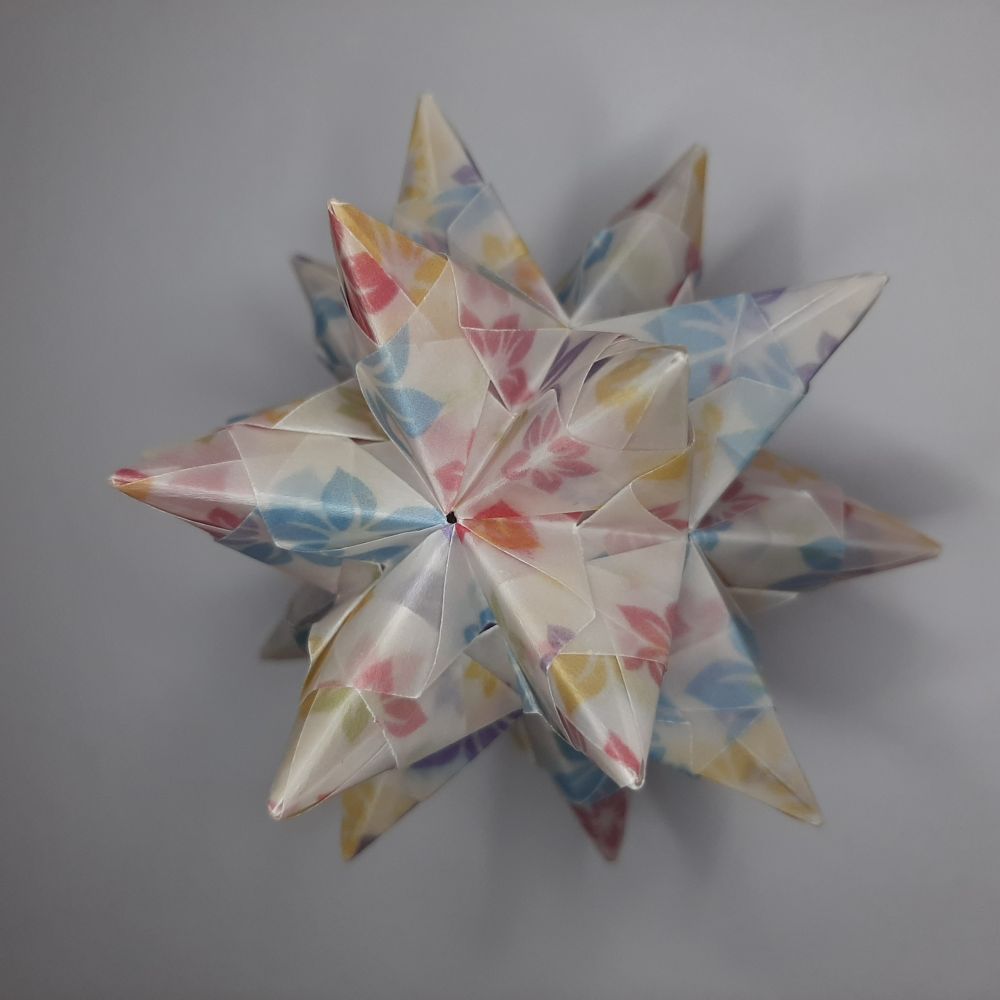 Transparentpapier bunte Blumen