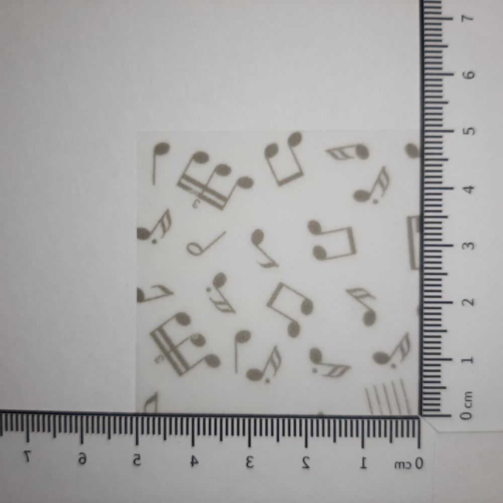 Transparentpapier Noten