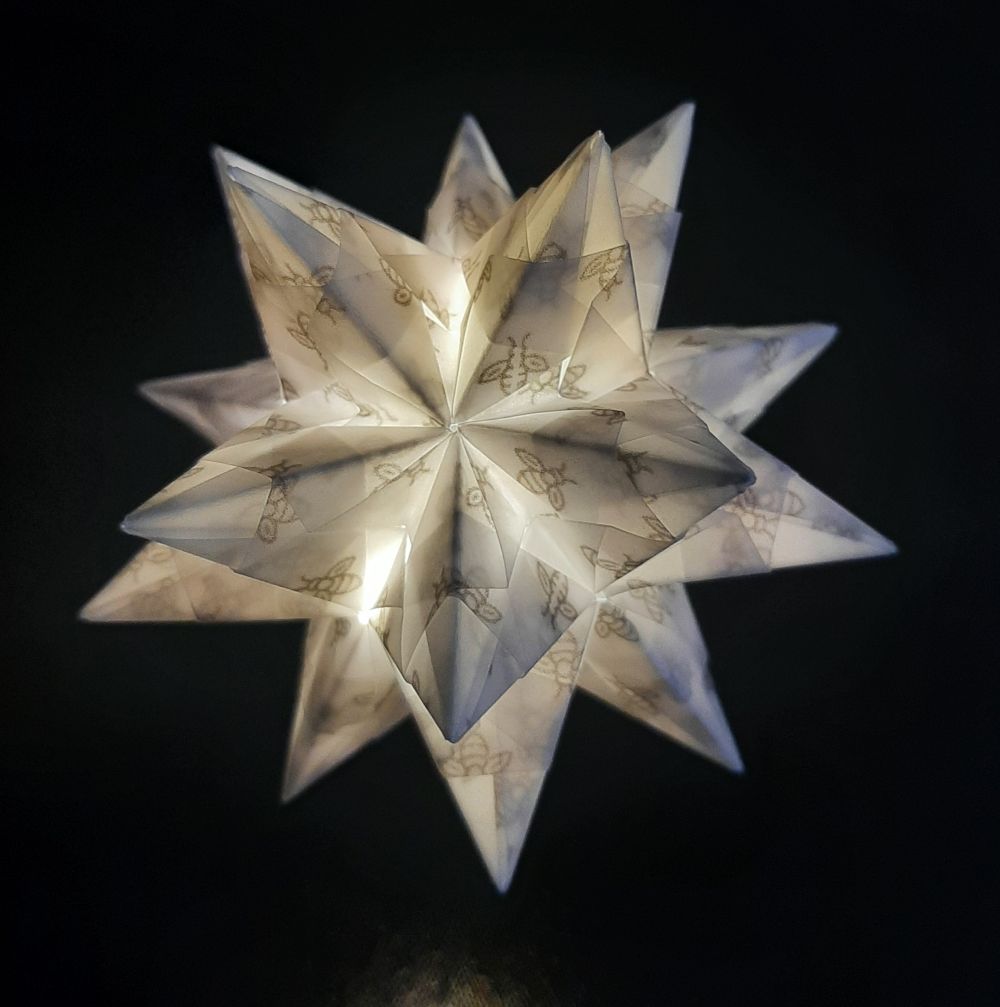 Transparentpapier Biene