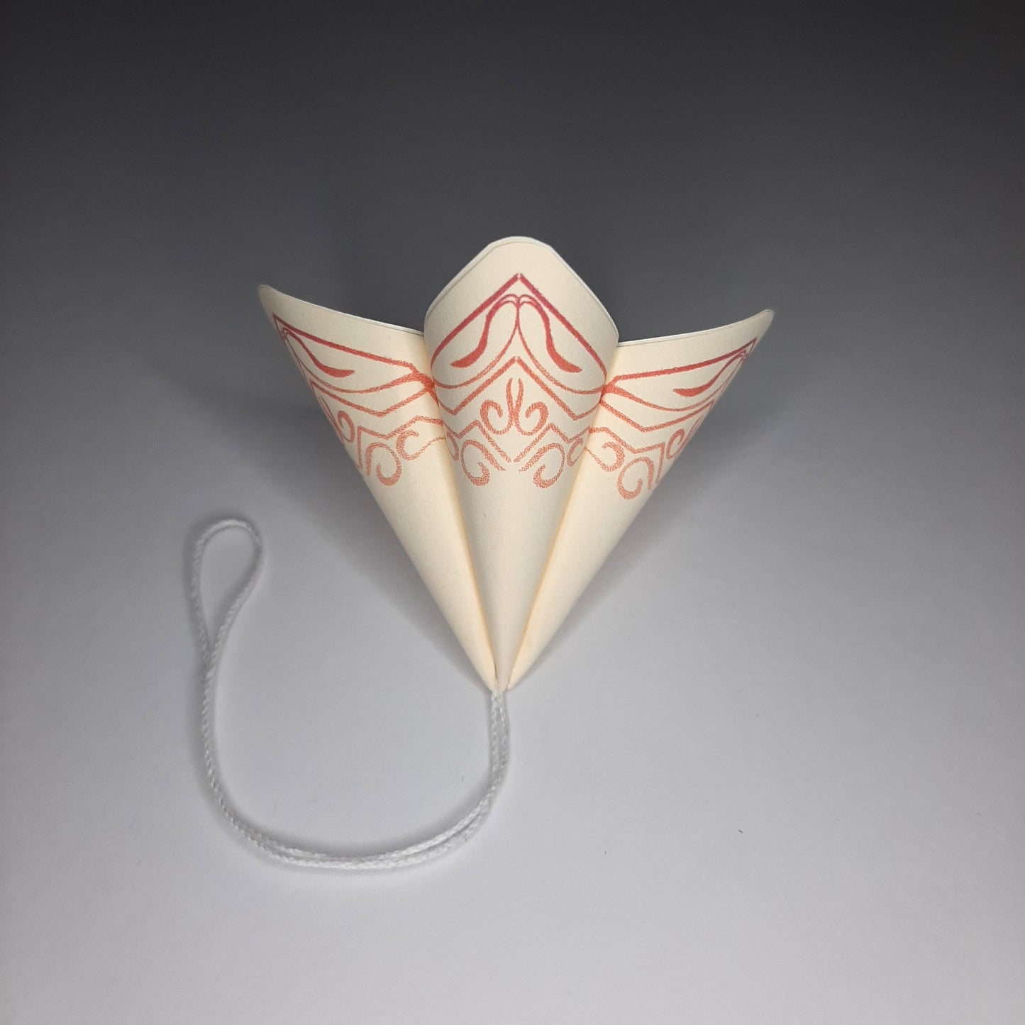 Motivpapier rote Ecke