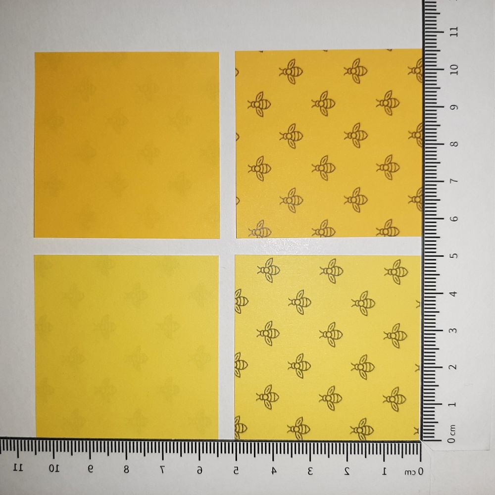 Motivpapier Bienen