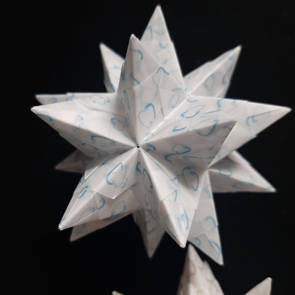 Transparentpapier Zähne