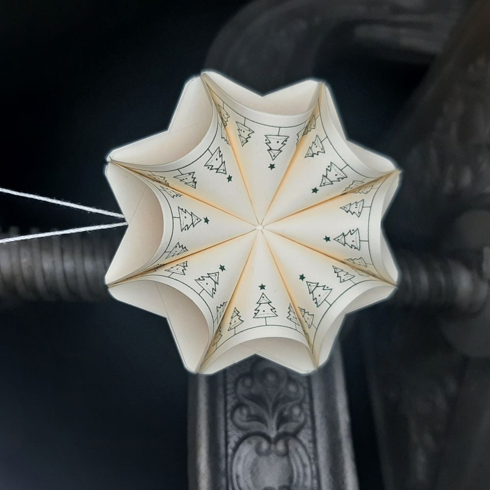 Motivpapier Tannebäumchen