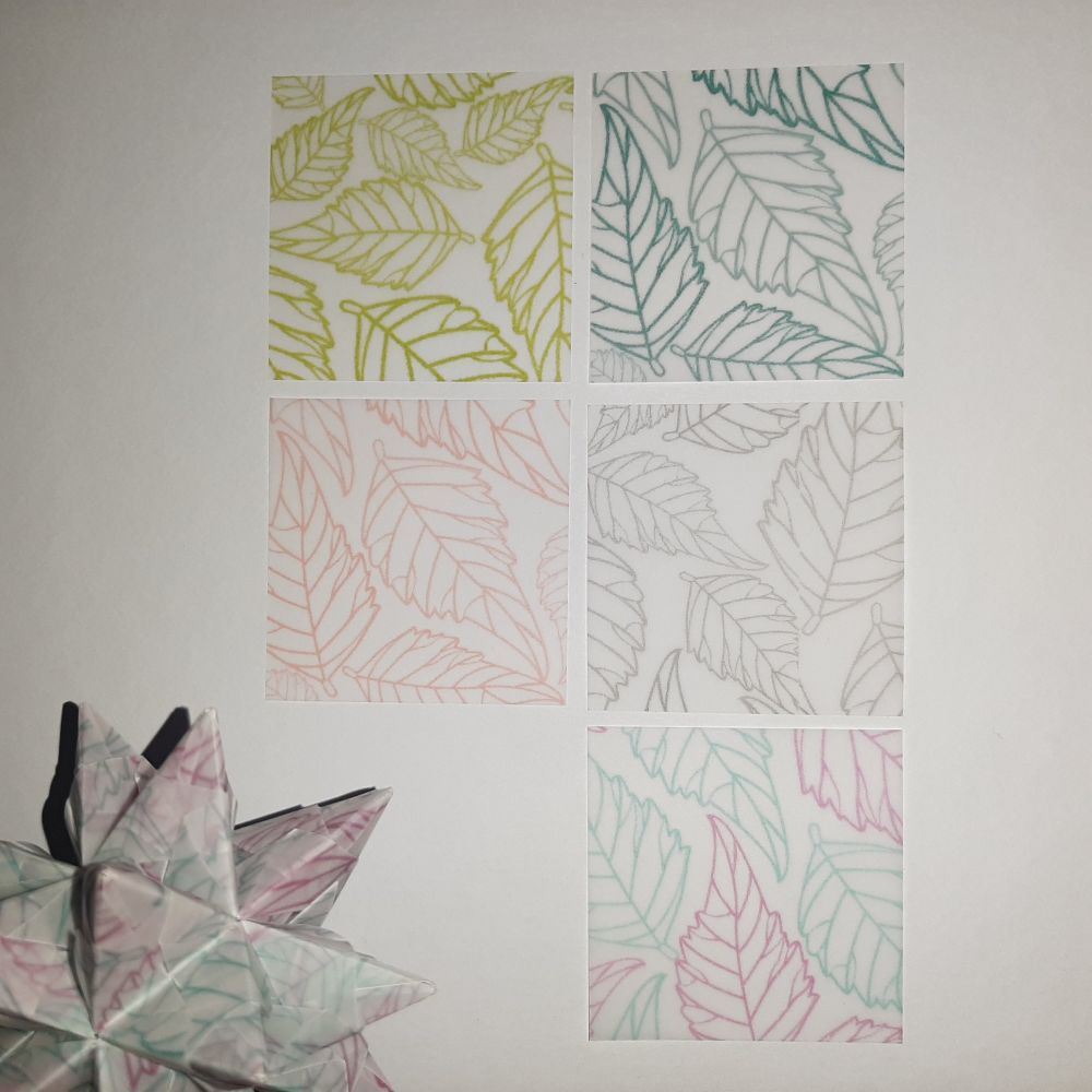 Transparentpapier Herbstblätter