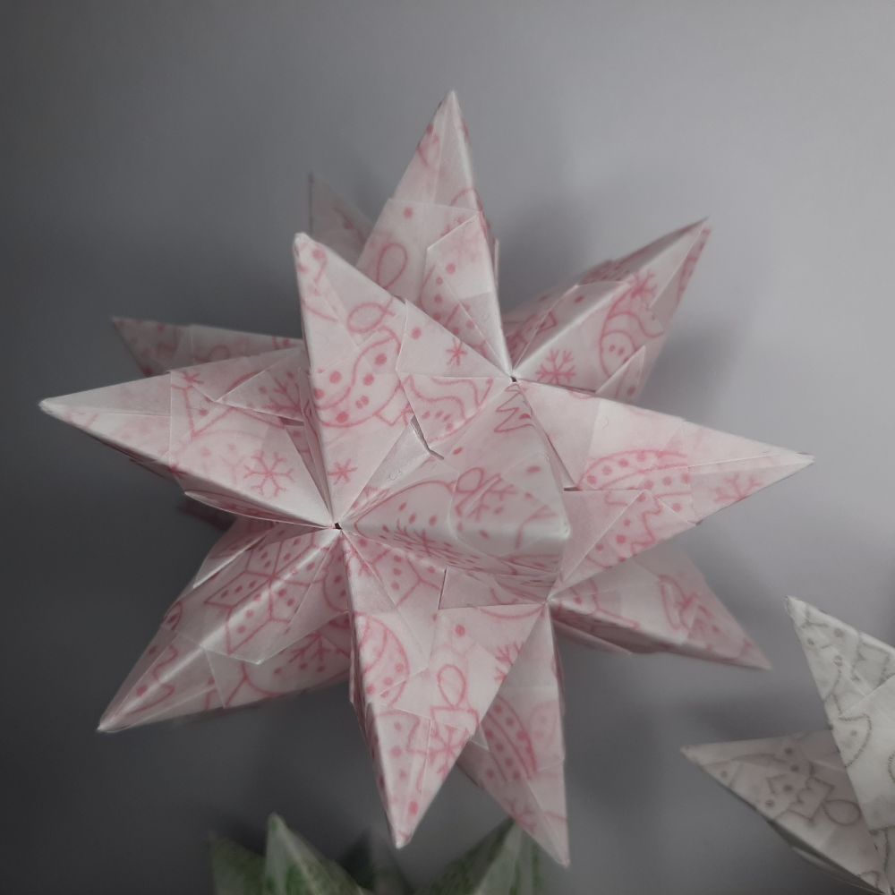 Transparentpapier Christbaumkugel (groß)