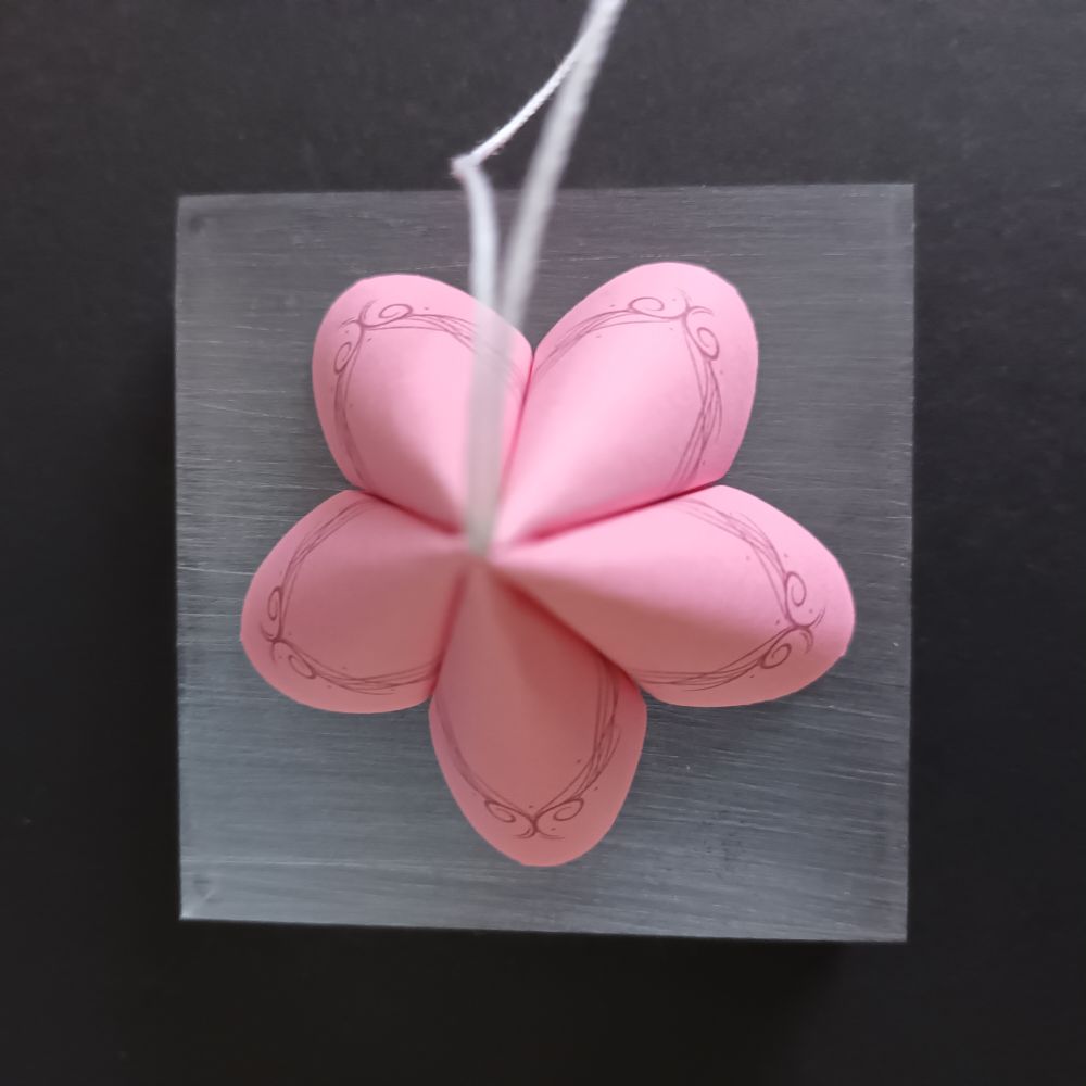 Motivpapier zarte Ranken weinrot