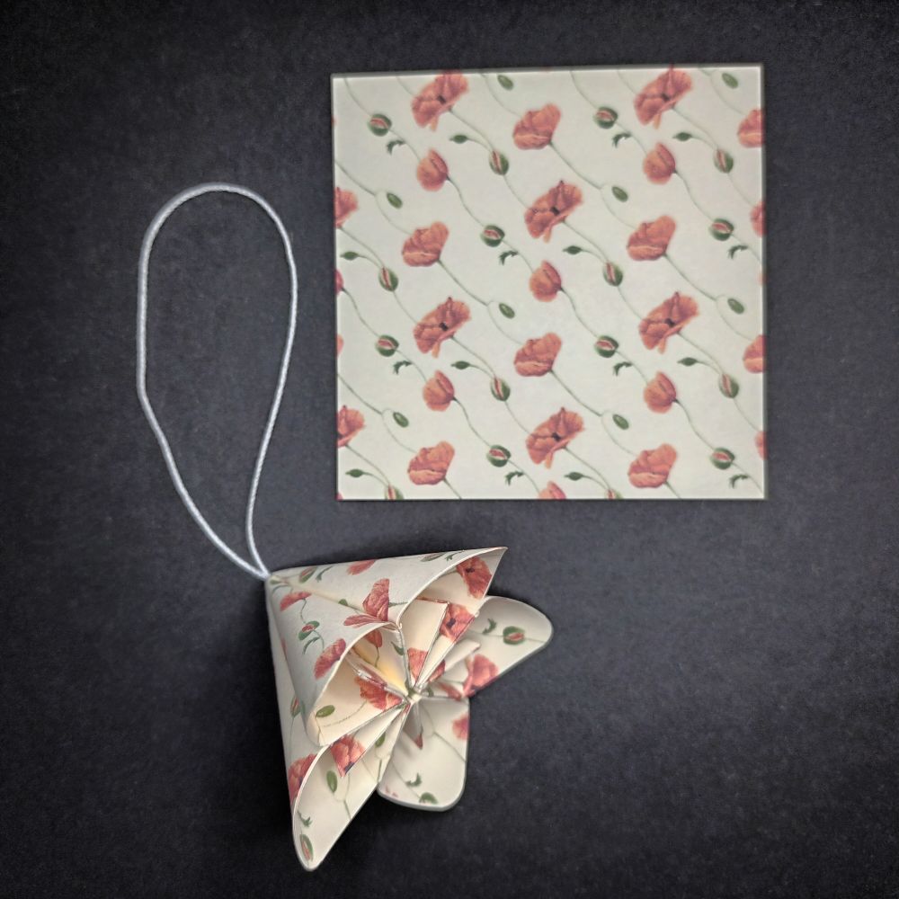 Motivpapier Mohnblume