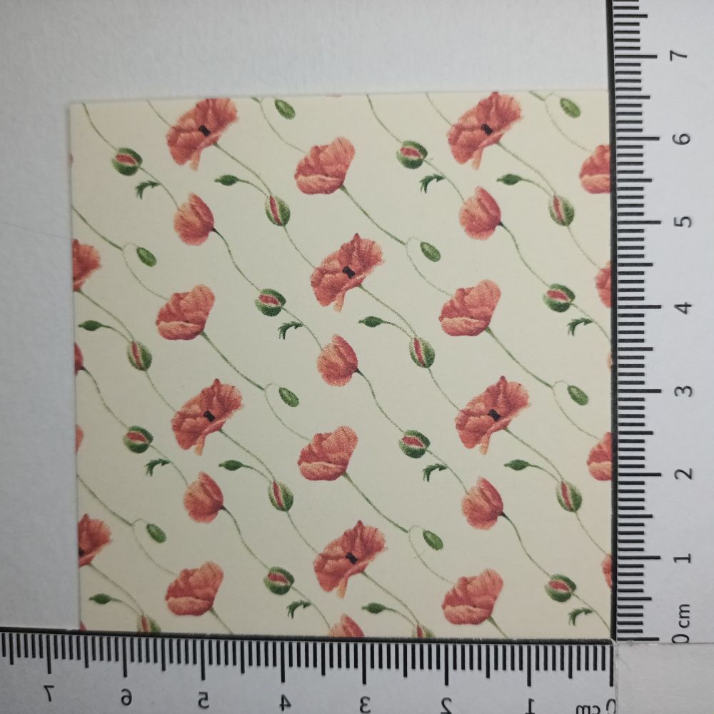 Motivpapier Mohnblume