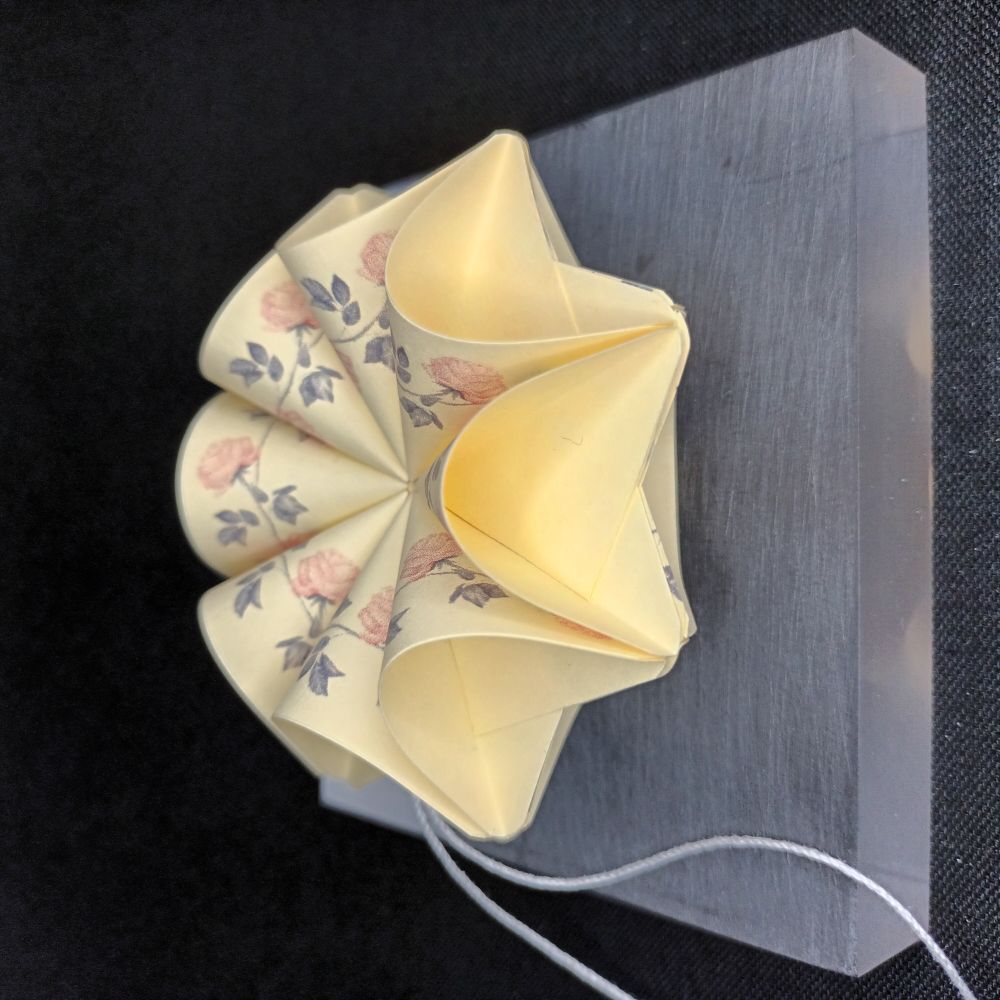 Motivpapier Rosenranke Vintage