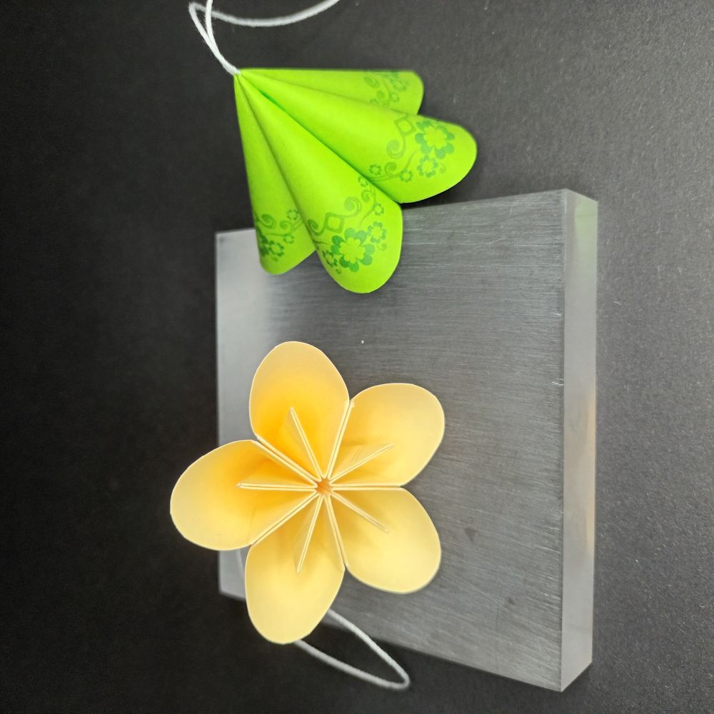 Anhänger Glockenblume Kleeblatt