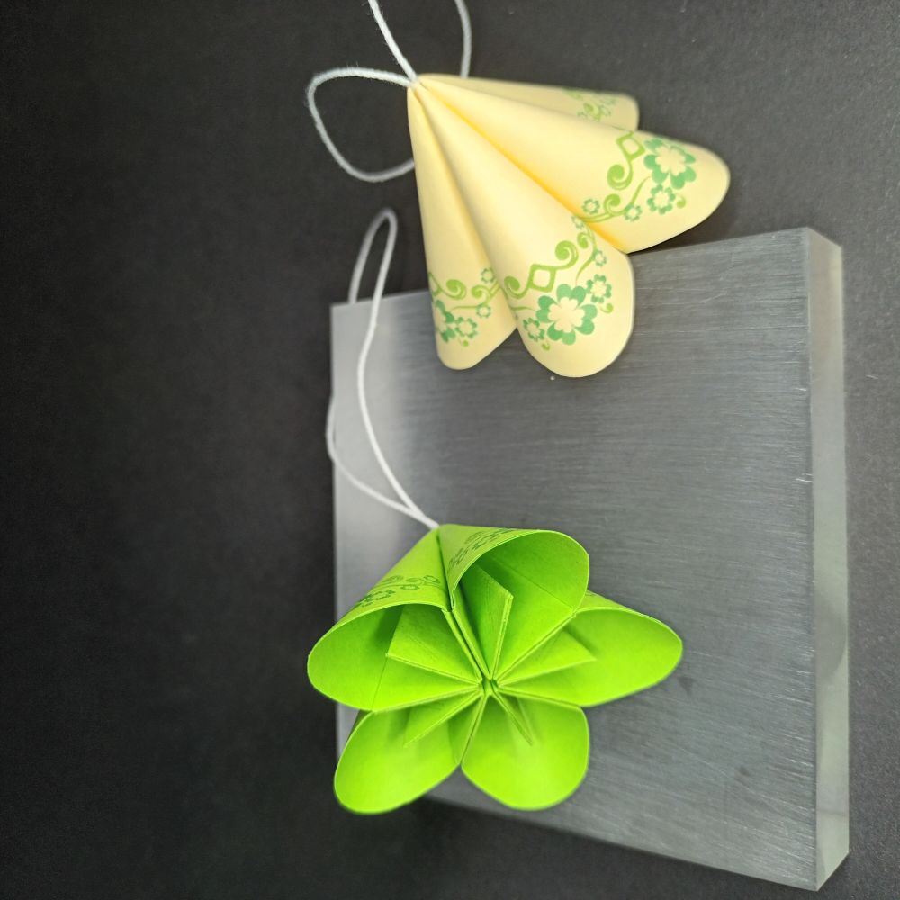 Anhänger Glockenblume Kleeblatt