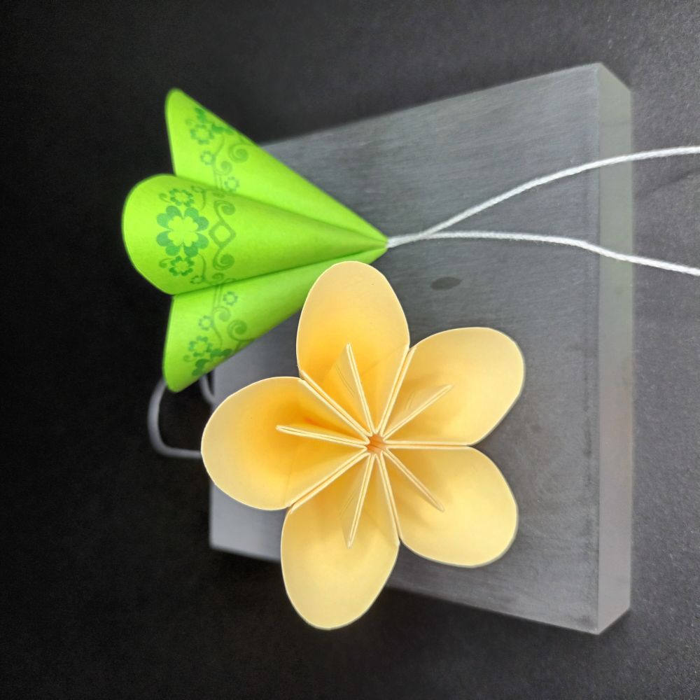Anhänger Glockenblume Kleeblatt