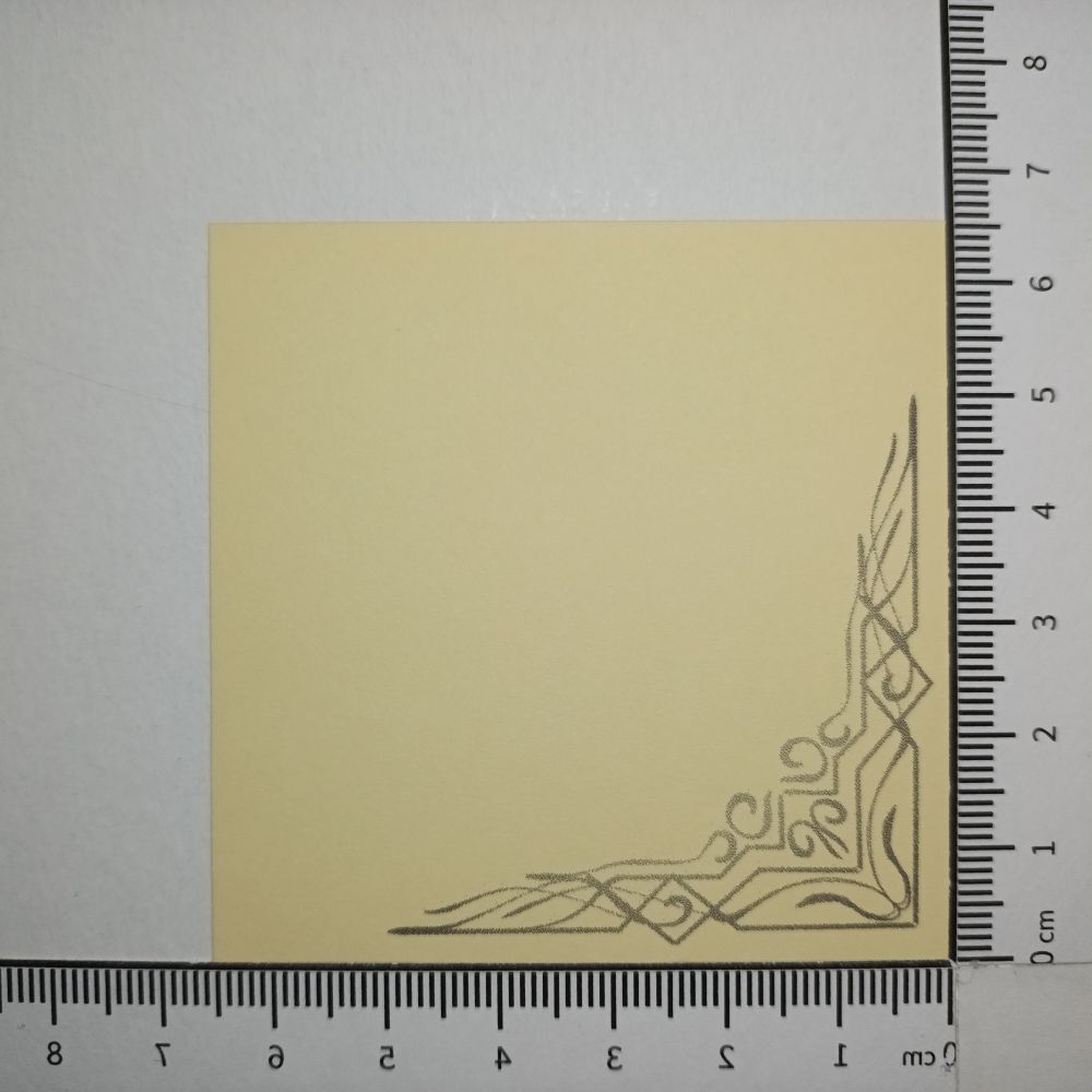 Motivpapier Zierranke grau