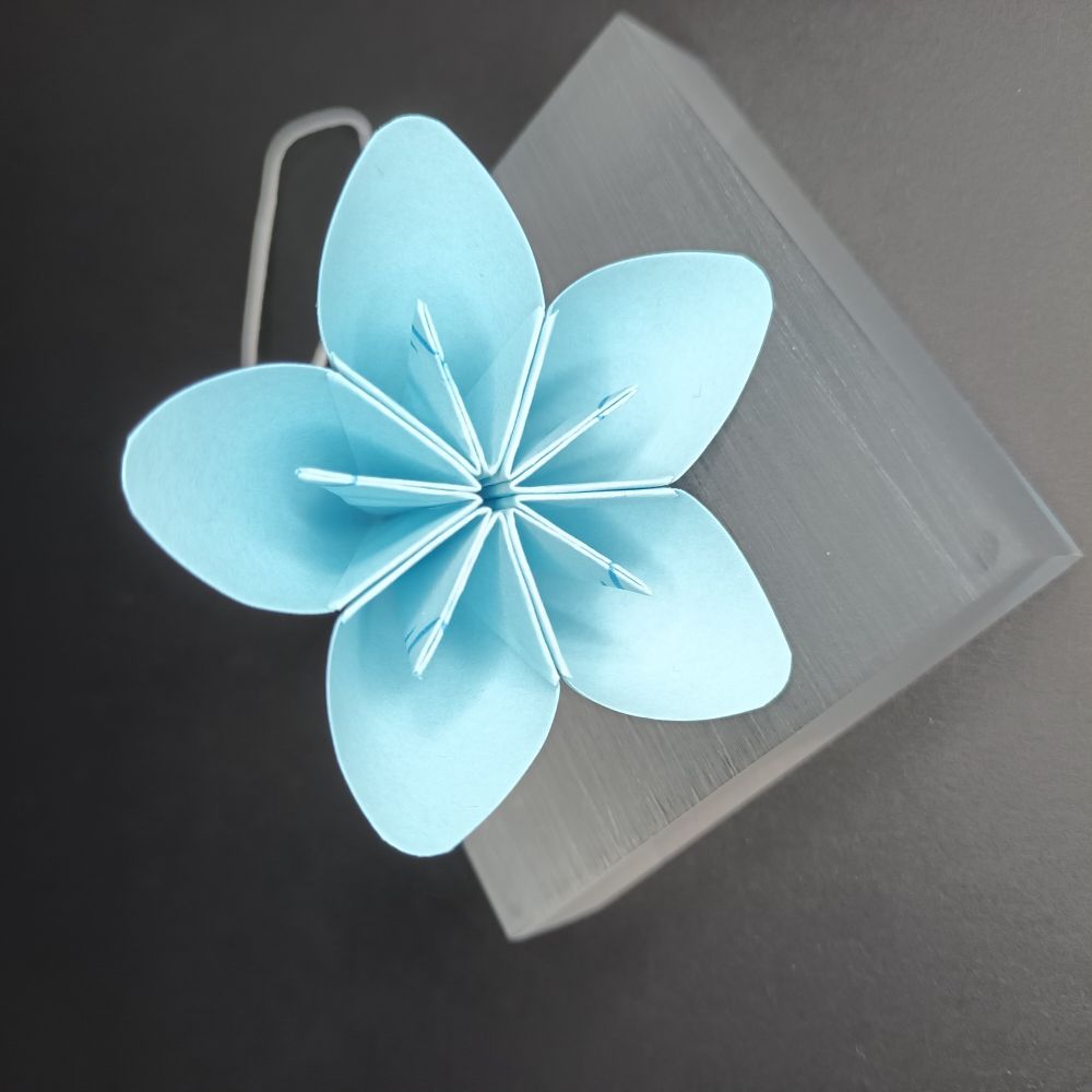Anhänger Glockenblume Zierranke blau