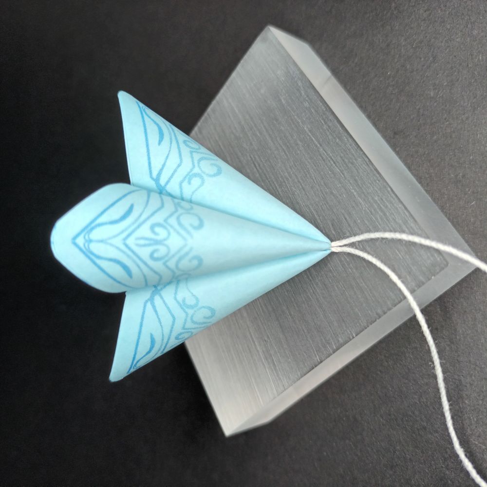 Anhänger Glockenblume Zierranke blau