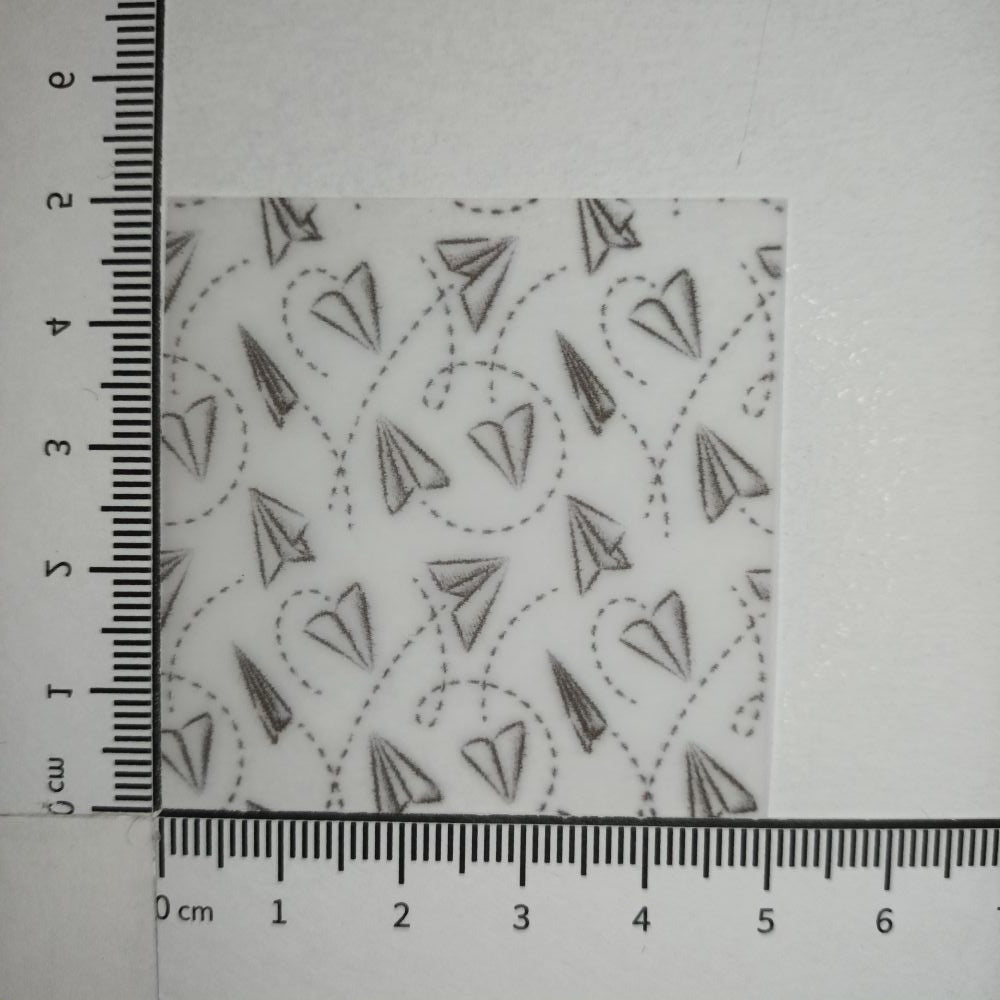 Transparentpapier Papierflieger