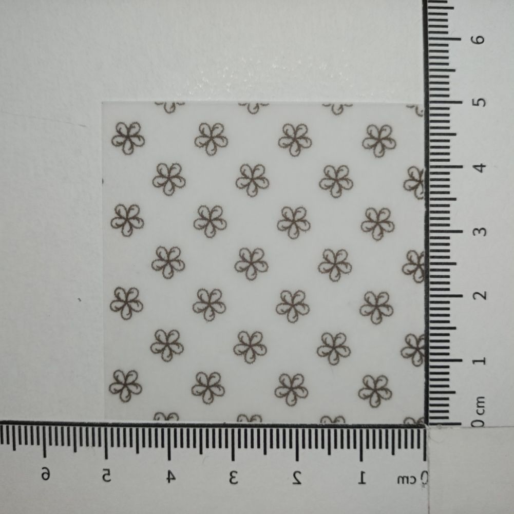 Transparentpapier kleine Blümchen