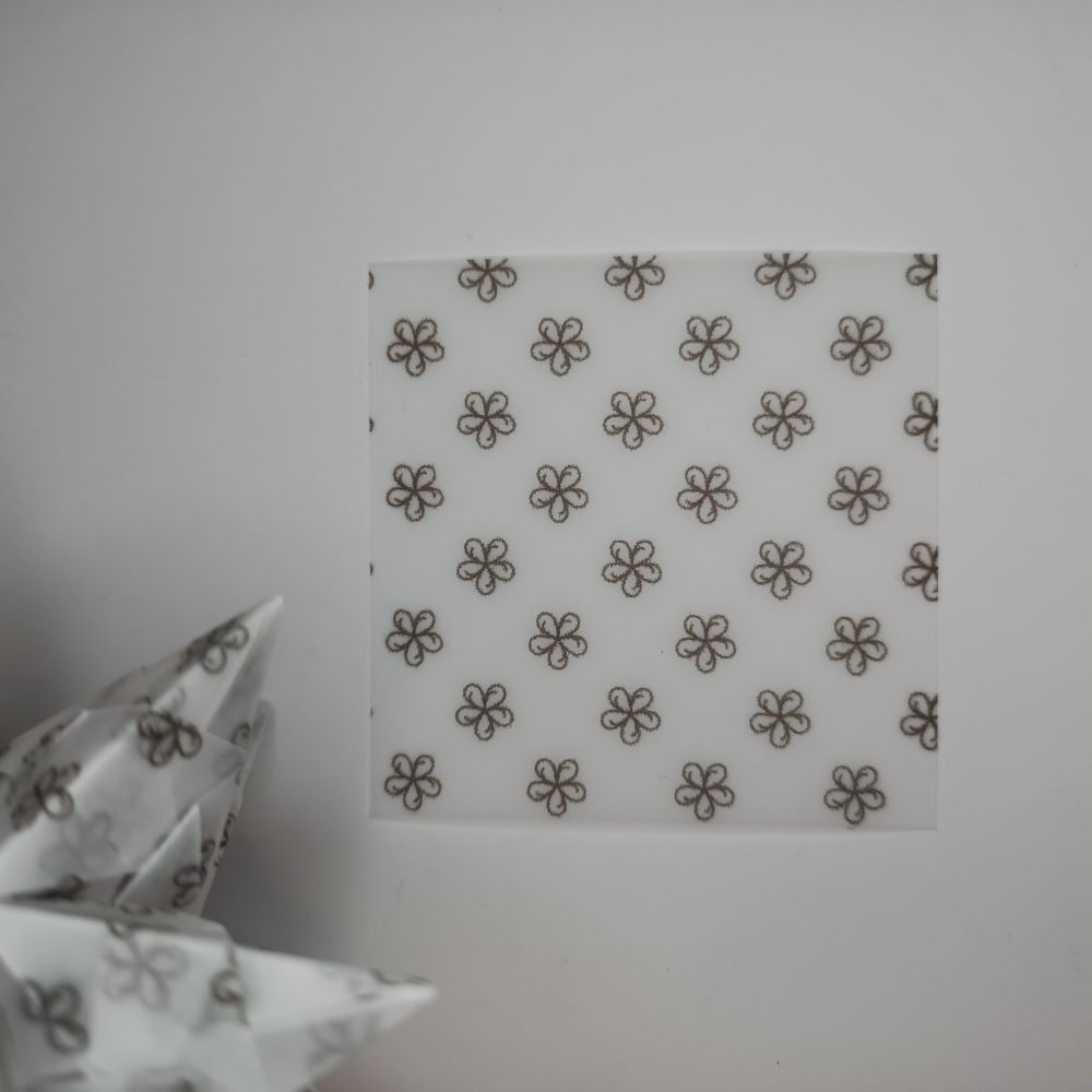 Transparentpapier kleine Blümchen
