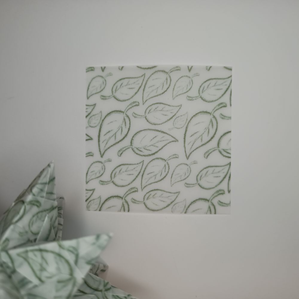 Transparentpapier Blätter (Motiv 3)