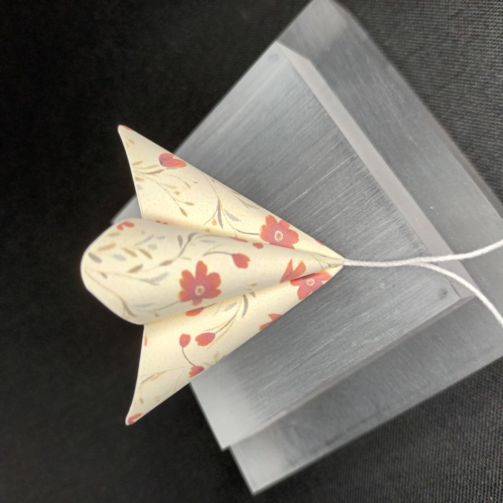 Motivpapier Blümchen rot