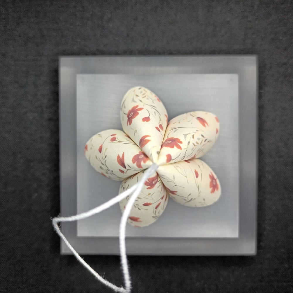 Motivpapier Blümchen rot