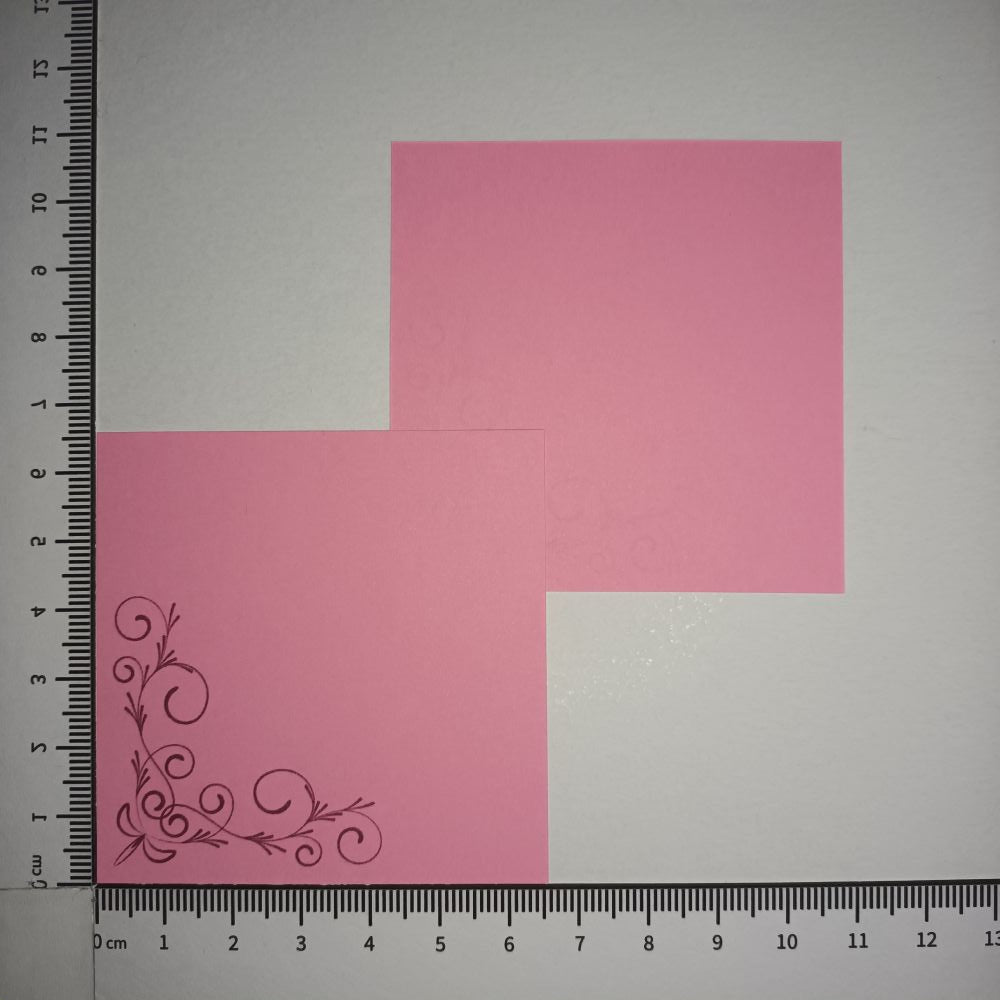 Motivpapier zarte Ranken weinrot (Motiv 2)