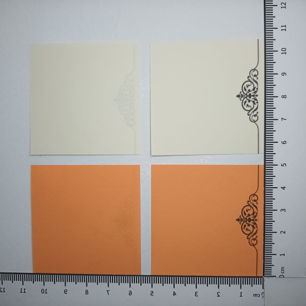 Motivpapier Ornament schwarz