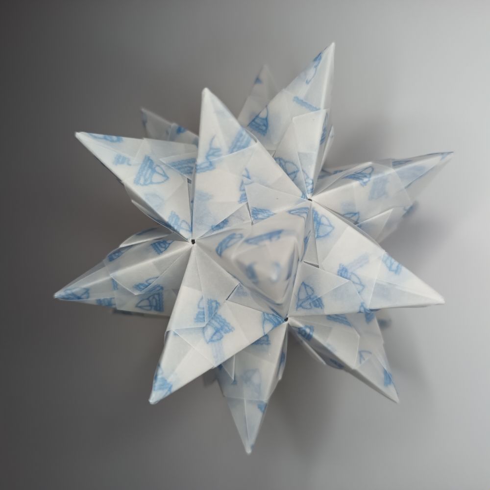 Transparentpapier Segelschiff