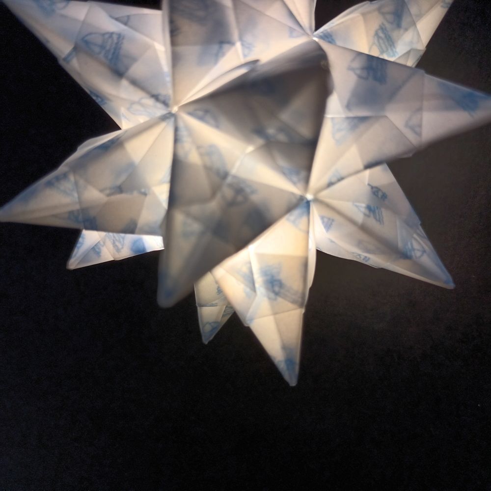 Transparentpapier Segelschiff
