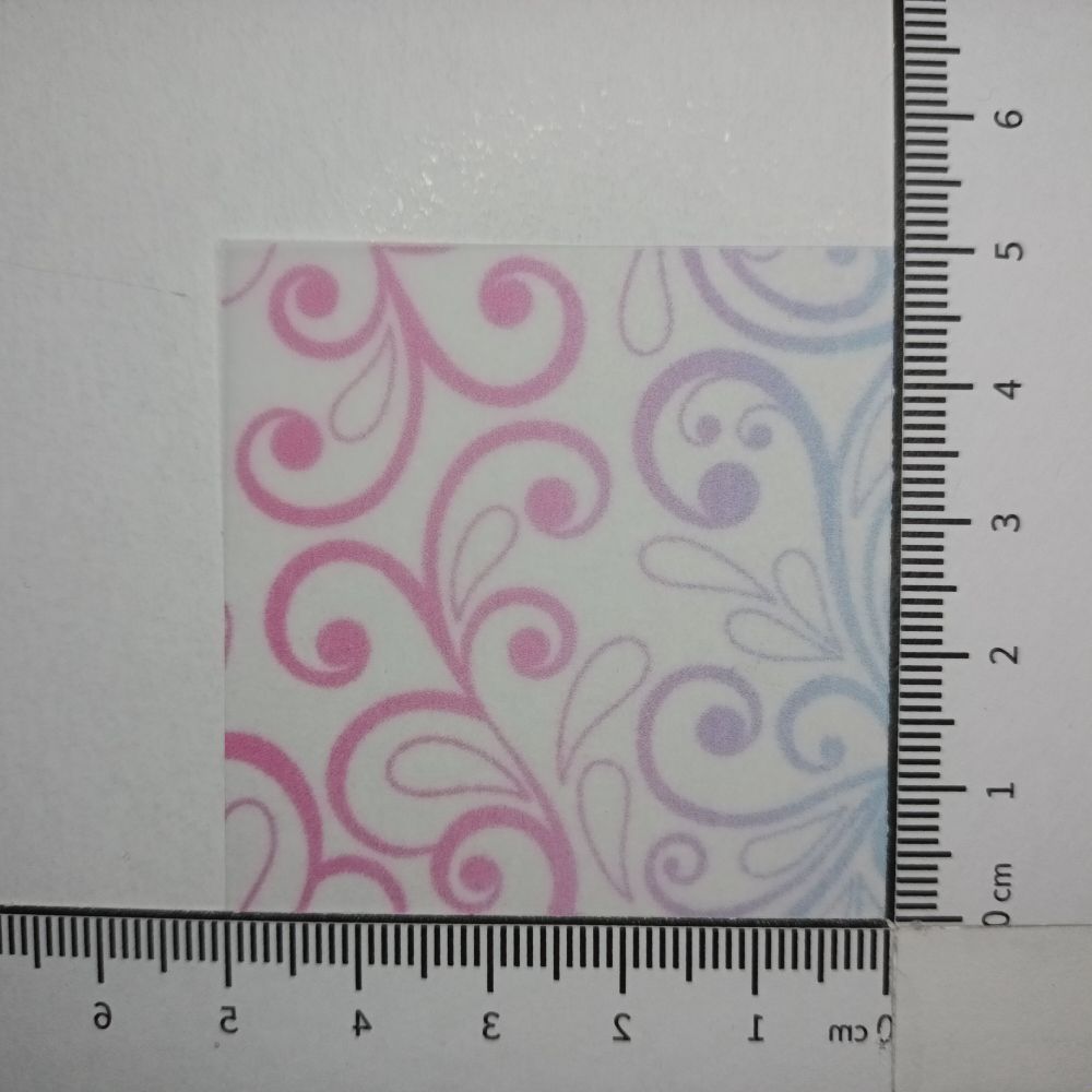 Transparentpapier Ranken mit Verlauf