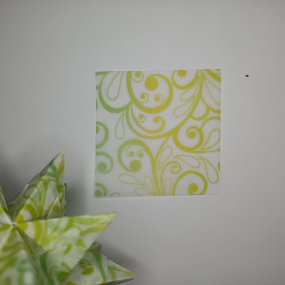 Transparentpapier Ranken mit Verlauf