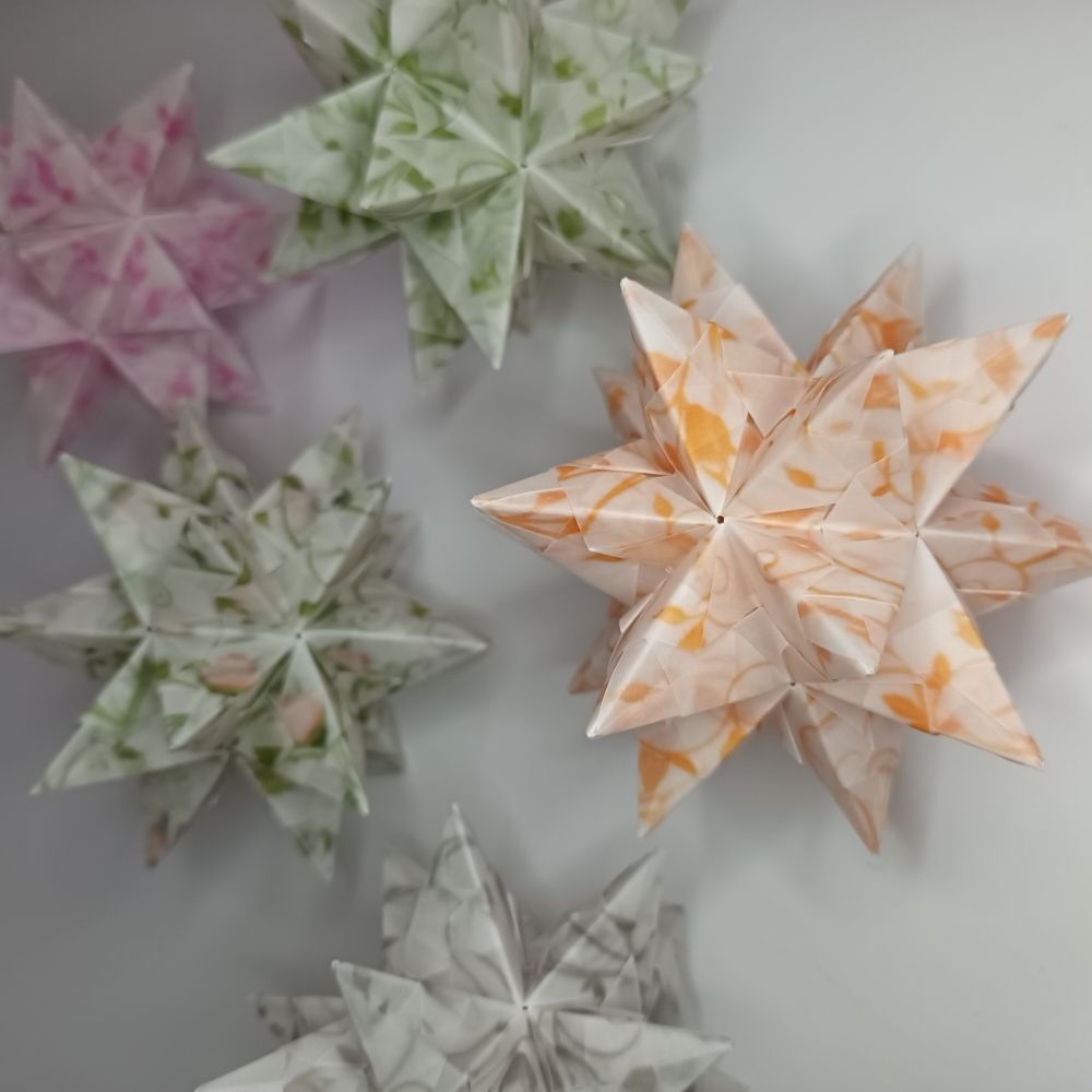 Transparentpapier Rosenranke