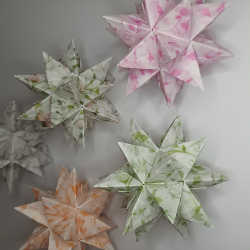 Transparentpapier Rosenranke