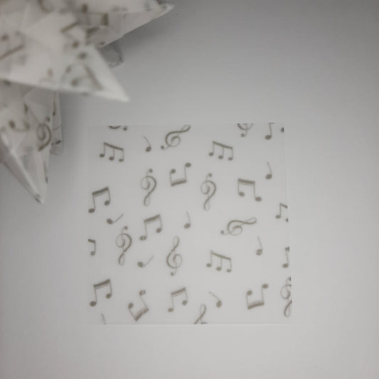 Transparentpapier Noten (Motiv 2)