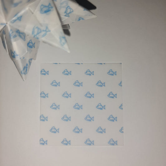 Transparentpapier Fisch