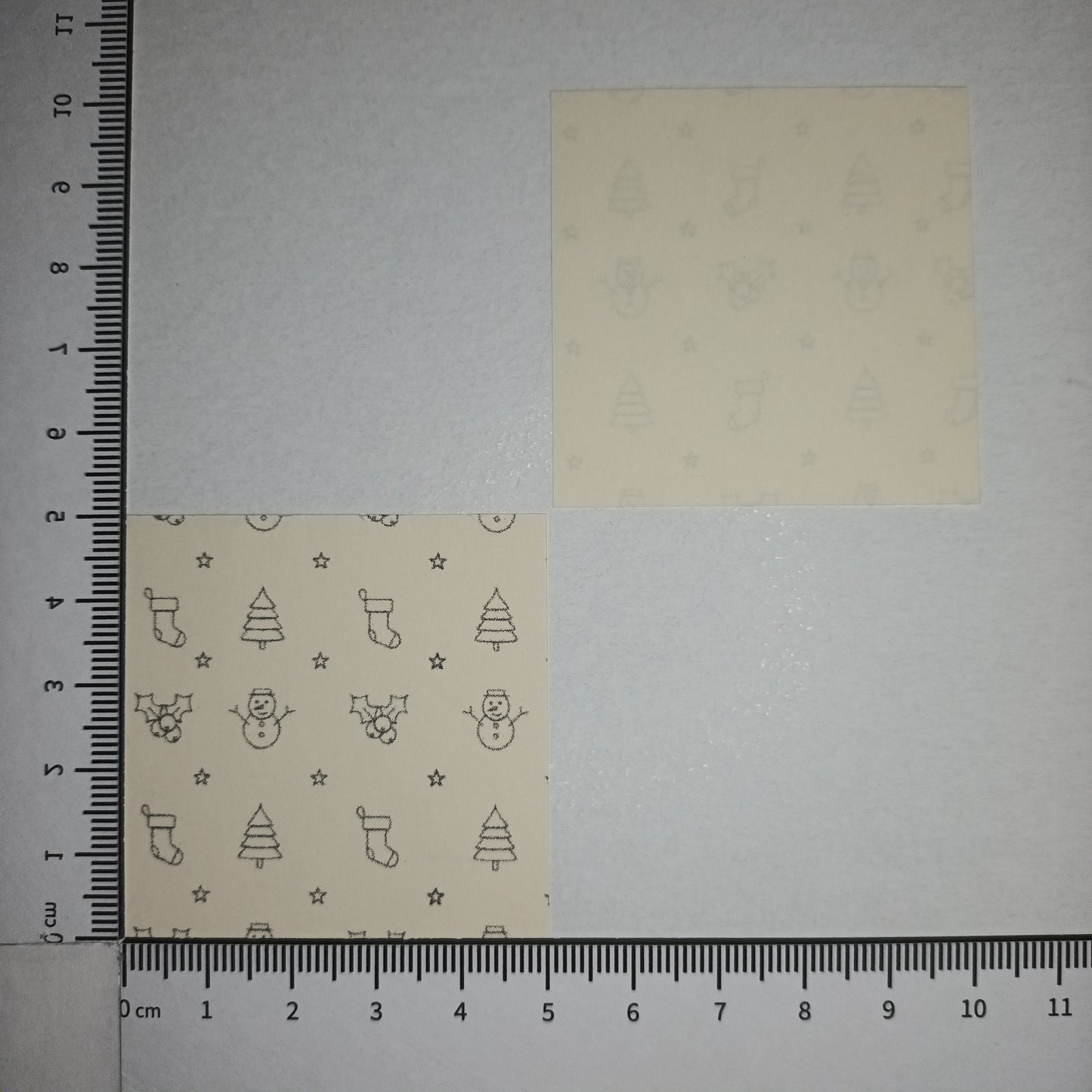 Motivpapier Weihnachtssymbole (Motiv 2)