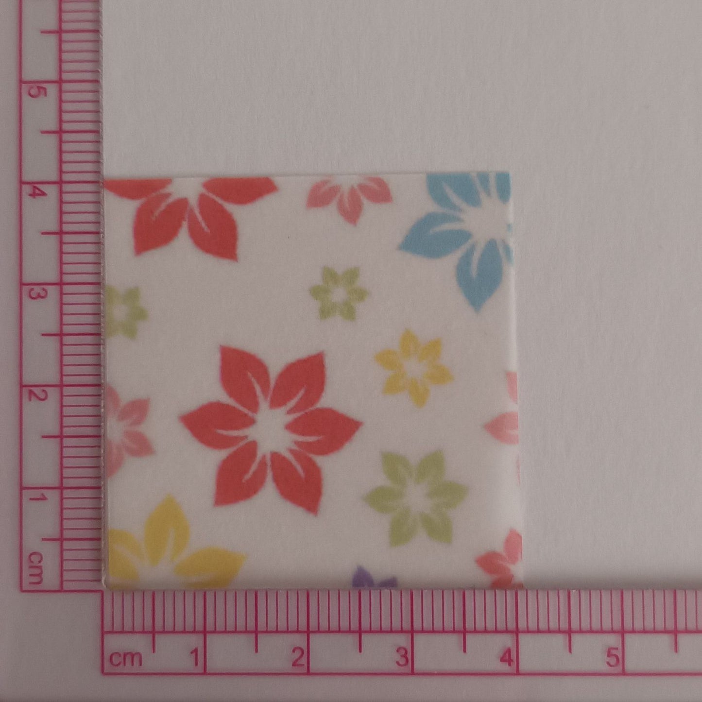 Transparentpapier bunte Blumen