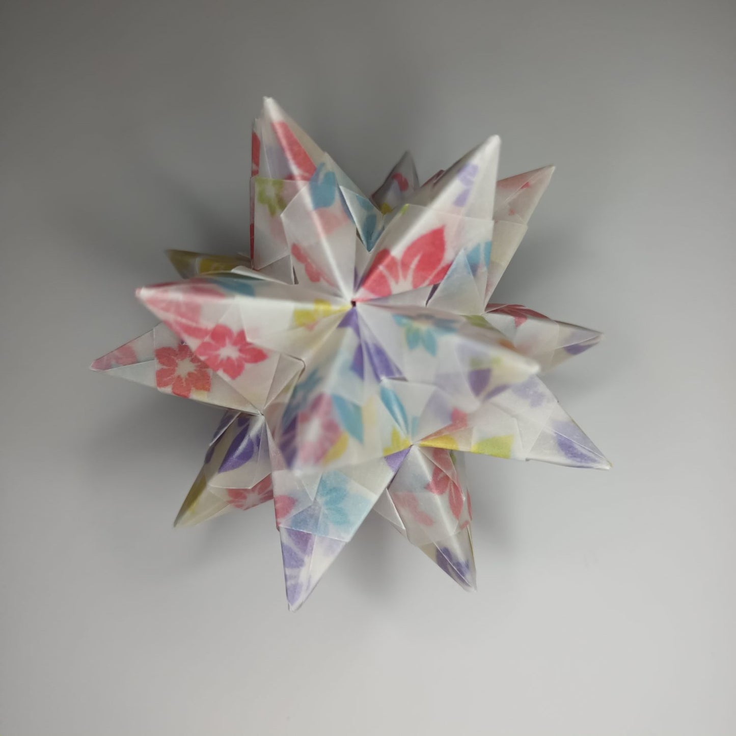 Transparentpapier bunte Blumen