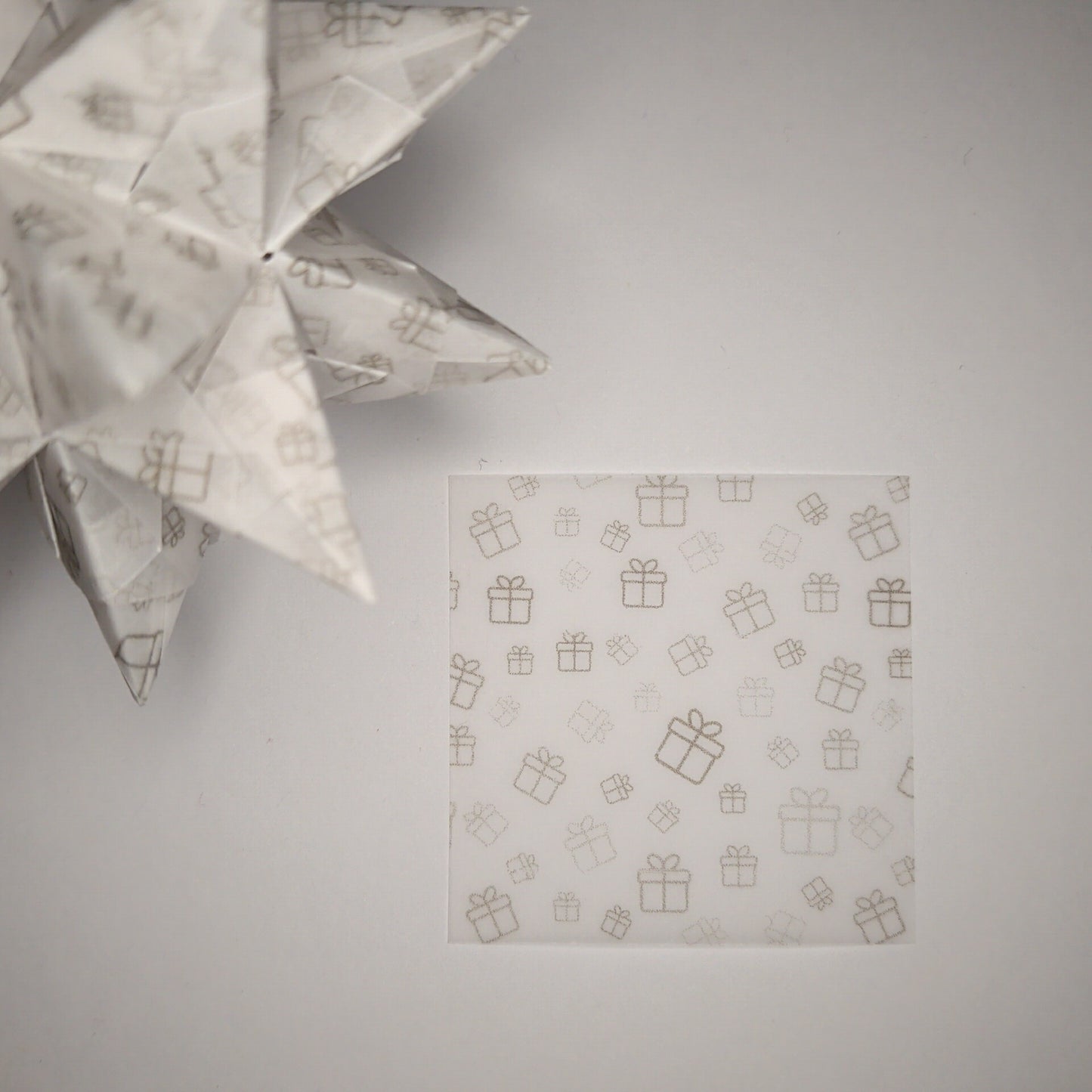 Transparentpapier Geschenke