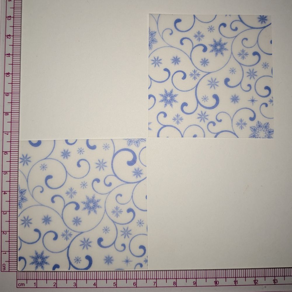 Transparentpapier Ranken & Schneeflocken