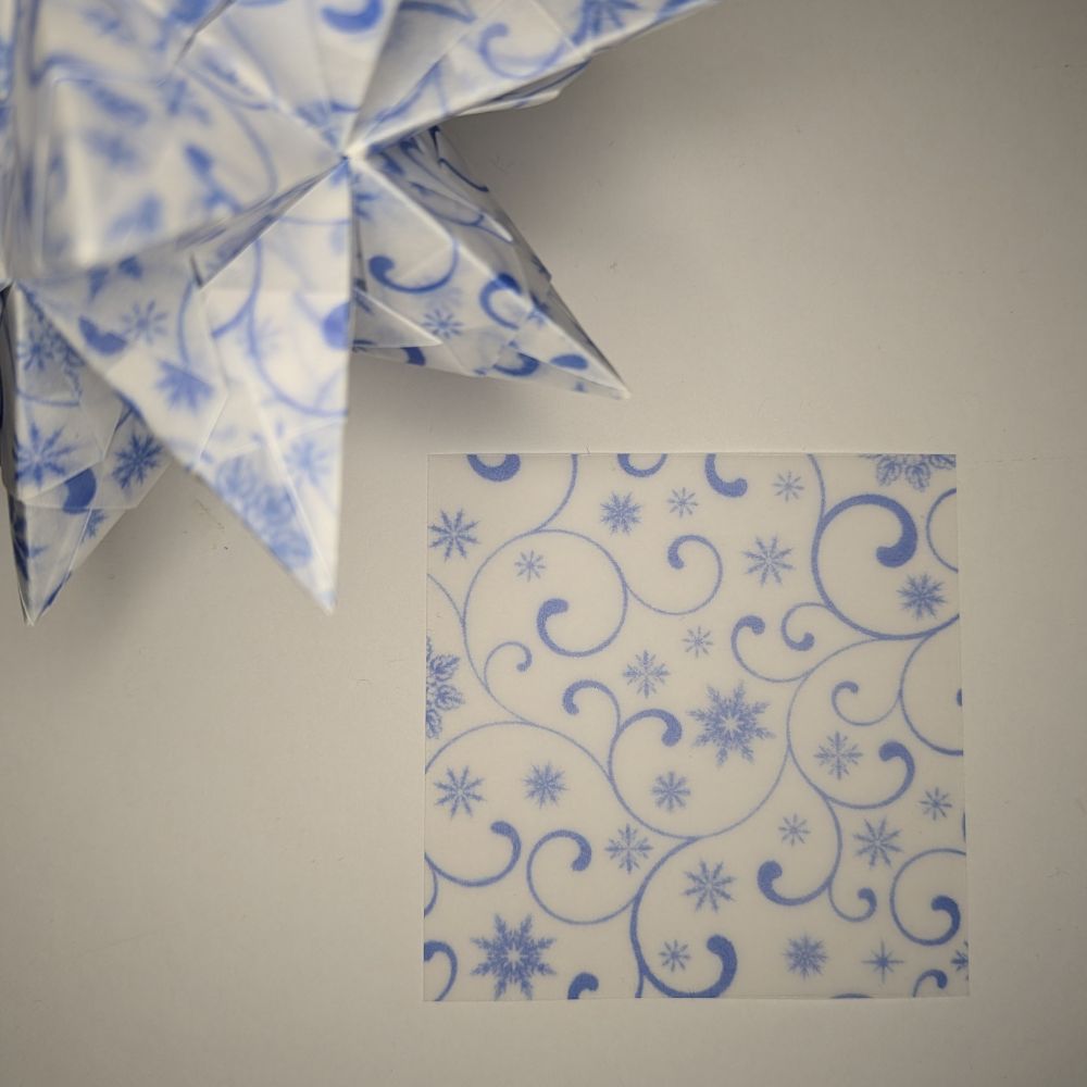 Transparentpapier Ranken & Schneeflocken